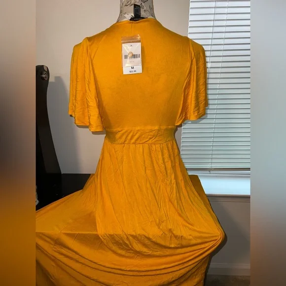 Yellow forever 21 maxi dress - Picture 4 of 5